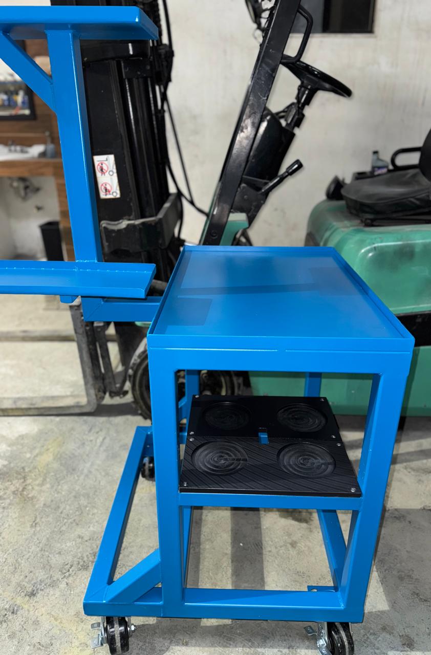 Integración de soldadura-maquinado para mesa móvil operativa de equipo de medición automotriz