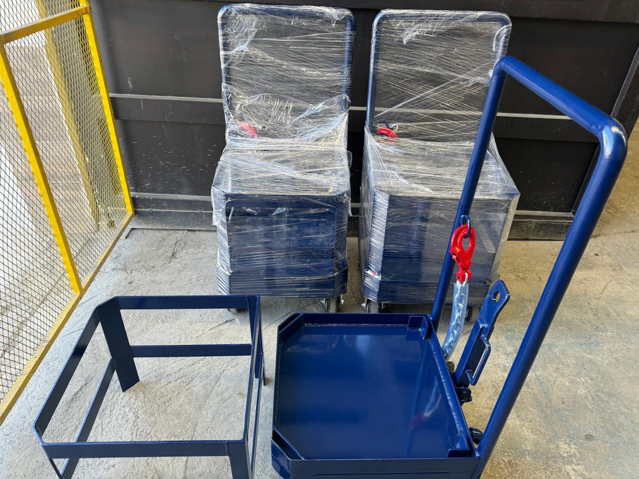 Carritos móviles abatibles con capacidad de carga de hasta 500 kg4